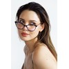 3 Pairs Women Cateye Pointed Tip Reading Glasses - Metal