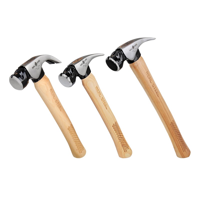 REAL STEEL 0402 Hickory Magnetic Head Rip Claw Hammer, 20