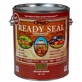 3-Pack of 1 gal Ready Seal 135 Mission Brown Exterior Stain & Sealer for Wood