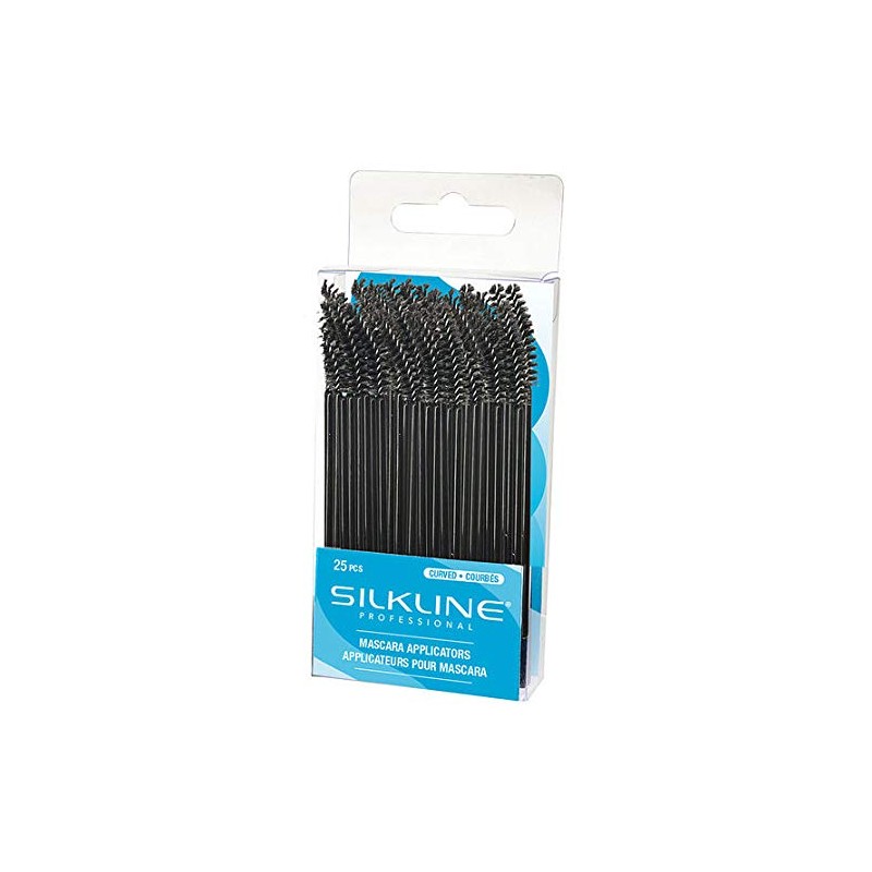 SILKLINE PROFESSIONAL Disposable Curved Mascara Applicators