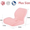 OOFAYBILL Plus Size Memory Foam Seat Cushion Lumbar Support Pillow