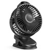 Koonie Portable Clip On Fan, Small USB Fan Battery Operated,