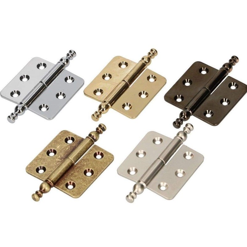 KOTARBAU Decorative Hinges, Furniture Band-Style Hinges, Universal, Rust-Resistant, Old Brass,