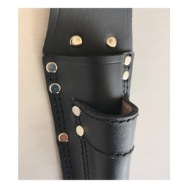 Tobiichi LX-20-BK Black Floor Leather, Heavy Duty Tool Case, 2 Tiers, Slim, Sold By Purchase