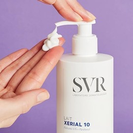 SVR Xerial 10 Lait Loción Corporal Hidratante y Exfoliante para Piel Seca, Áspera o Escamosa | 10% Urea Pura, Pantenol y Aquaporinas | Hidratación 48 