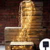 Waterfall String Lights Star Decorative Lights Twinkle Fairy Lights with