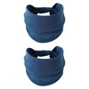 Harilla 2pcs Stirnband Bandanas Stretchgürtel waschbares leichtes Haarband Schweißband für