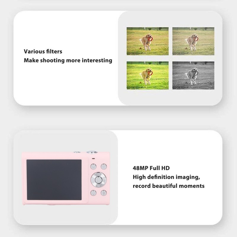 4K Digital Camera 48MP 2.8 Inch IPS HD Screen 16X