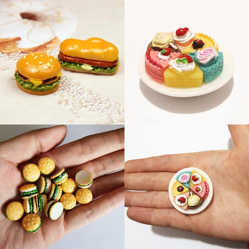 Nuanmu Miniature Food Drink Bottles Pretend Play Kitchen Game Party