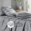 Full Size Comforter Set with Sheets, Modern Blue and White