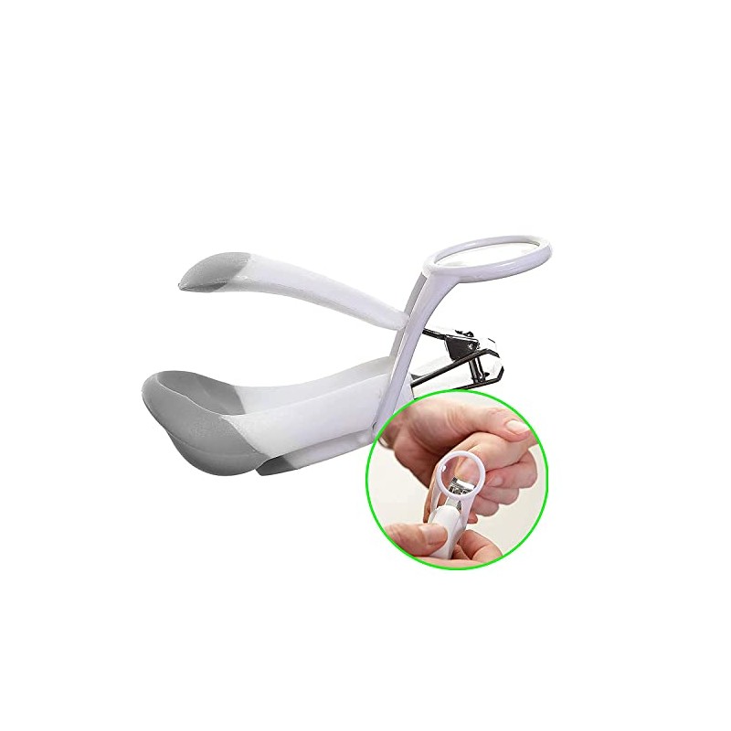 Dreambaby Cortauñas con lupa para niños, corte preciso y seguro,