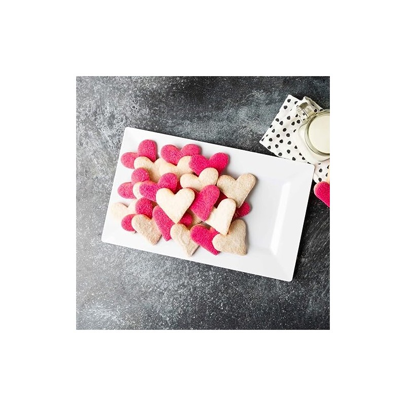 Blue Sky White Rectangle Tray - 14" x 8.5" (Pack