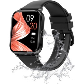 WISFREAST Smartwatch for Women Men,Activity Tracker with Blood Press&Heart Rate Monitor, 1.85'' Color Screen IP68 Waterproof Fitness Tracker,Sleep Monitor Calorie Counter,Pedometer, for Android iOS