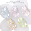 Thezel The Gel Flower Topping 5-piece Set Glitter Gel /