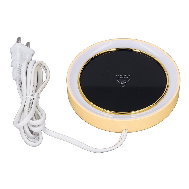 Electric Cup Warmer Constant Temperature 2 Modes LED Light Desk