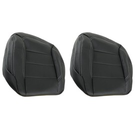 ANTUKO 2Pcs Seat Cover Black Front Leather Bottom Driver Passenger Replacement for 2012-2015 ML250 ML350 ML400 ML500 ML550