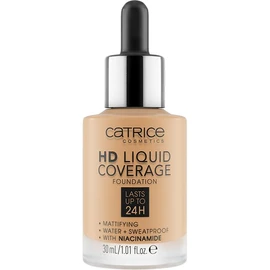Catrice | Base de cobertura líquida HD | Cobertura alta y natural | Vegano y sin crueldad, 035 Natural