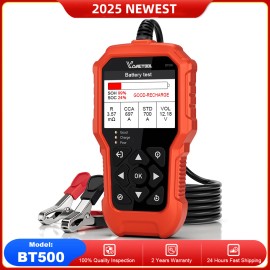 VDIAGTOOL 2025 VDIAGTOOL BT500 6V 12V 24V 100-3000 CCA Battery Load Tester Detect Analyzer
