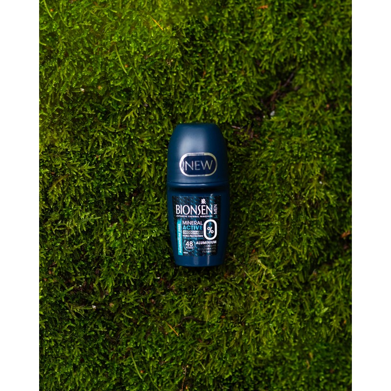 Bionsen Mineral Active men roll-on; Japanese Minerals; 48 Hrs Protection;