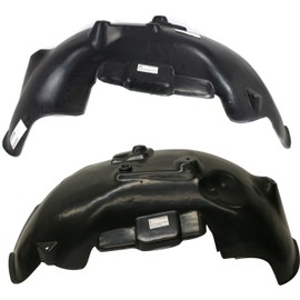 Splash Shield Fender Liners Front Inner Set of 2 For 2002-2008 Dodge Ram 1500/2003-2009 2500/2005-2009 3500 (2005-2009 RWD) Direct Replacement 55275835AI 55275834AI