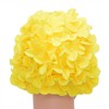 Medifier Women's Vintage Floral Leaf Retro Swimming Cap, yellow