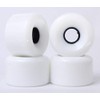 65mm 78a Gel Soft Longboard Wheels (Blank White)