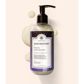 DERMAGLOVE HAND RECOVERY- Moisturizing Gel Sanitizer That Heals and Protects Skin - Formulated With Vitamins A, C & E - Unscented and Dye Free - 8 oz Bottle
