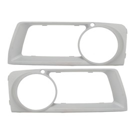 1 Pair Fog Light Grill Cover 51117312595 Scratch Proof Front Bumper Left Right Fog Light Lamp Bezel for X6 E71 2012 to 2014
