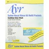 Ayr Saline Nasal Rinse Kit Refill Packets, 100 Count