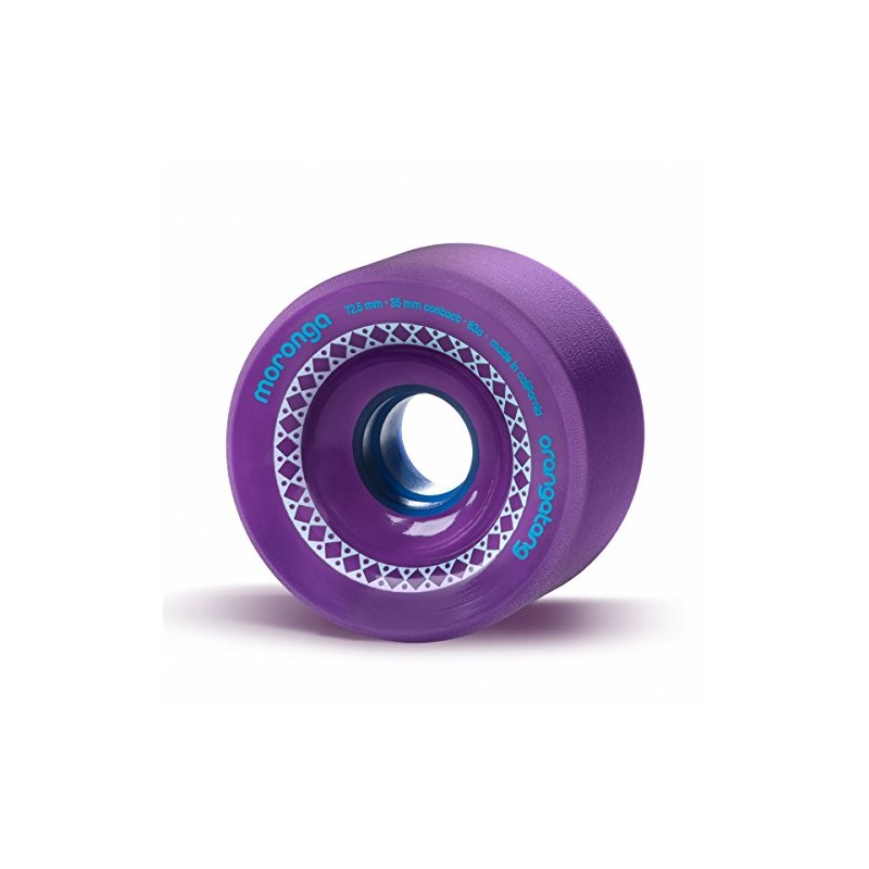 Orangatang Moronga 72.5 mm 83a Freeride Longboard Skateboard Wheels (Purple,