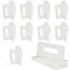 10 Pcs Pocket Door Bottom Guide, Plastic Sliding Door Track