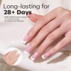 Modelones Nail Tips, Pre-shaped Full Cover Fake Nails Soft Gel