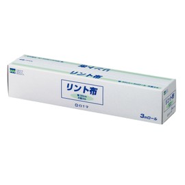 White Cross Lint Cloth, Large, 11.8 x 9.8 ft (30 x 3 m), Single-Sided Flannel Fabric, For Applying Medicines and Ointments
