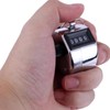 Metal Handheld Tally Counter 4-Digit Number Count Clicker Counter, Hand