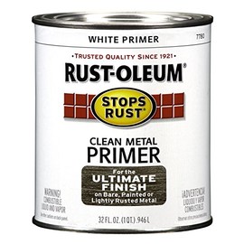 Rust-Oleum 7780502-2PK Stops Rust Clean Metal Brush On Primer, Quart, 2 Pack