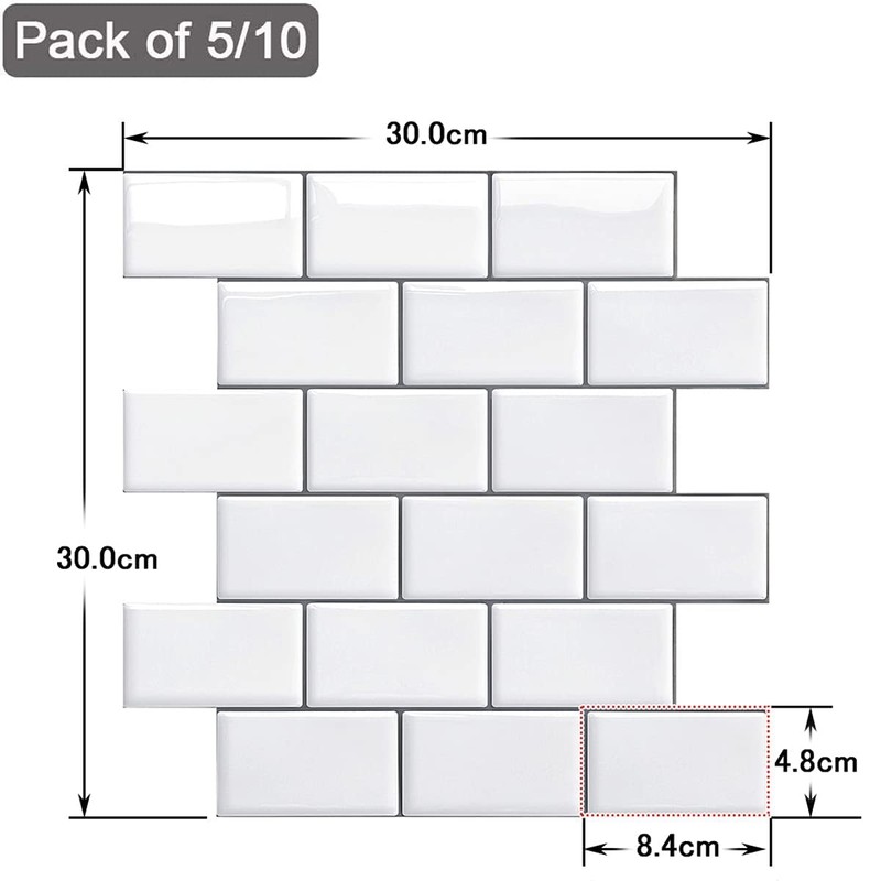 Yoillione Peel and Stick Backsplash for Kitchen: Self Adhesive Wall