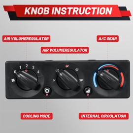 Upgraded AC Heater Climate Control Module Compatible with Peterbilt Trucks 337 348 389 Replaces Q21-6119