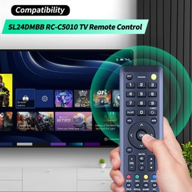 Universal Remote Control Replaced fit for HANNSPREE TV HSG1074 HSG1075 HSG1114 HSG1117 HSG1141 HSG1142