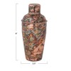 Creative Co-Op 16-Ounce Oxidized Stainless Steel Cocktail Shaker, Copper Finish