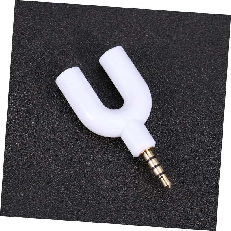Operitacx Audio Konverter Kopfhörer Splitter U Form Headset Weizenadapter Audio