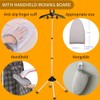 GSUNSOX Foldable Garment Steamer Stand with Ironing Gloves for Clothes,Adjustable