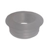 Universal Clear Flush Pipe Inlet Pan Connector - Flush Cone,