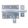 Alberts Blue Galvanised 137083 Lock with Attached Loop Plate 80