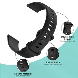 Chofit Veryfit Watch Band - IDW13/IDW16/IDW19/IDW21/IDW25/IDW26,Soft Silicone Smart Watch Bands Quick Release Wristband Replacement Band Strap Accessories