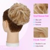 Hairro Messy Bun Hair Piece Remy Human Hairpiece DIY Wrap