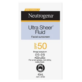 Neutrogena Ultra Sheer Face Fluid Facial Sunscreen SPF 50 40mL