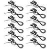 Conderyang 12 Packs Lamp Cord Set with Molded End Plug
