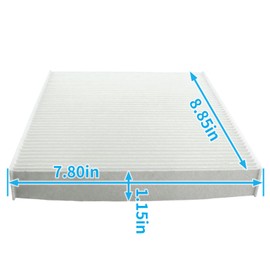 CARBBIA 2PCS Cabin Air Filter Replaces P640110 Compatible with Kenworth T660 T680 T700 T800 T880 W900 2013-2019 Compatible with Peterbilt 567 579 2013-2021 PA30093 X1987001 AF55839