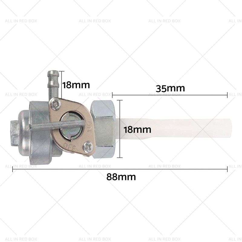 MAX COOL Fuel Tap Tank Switch Valve Petcock Suitable for