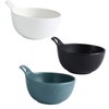 KICHOUSE Portable Stylish Ceramic Salad Bowl Kitchen Bowl for Salad